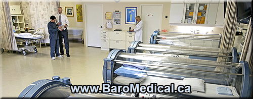 BaroMedical Hyperbaric Oxygen Clinic - four monoplace chambers